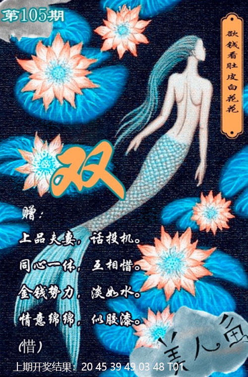 美人鱼单双中特图